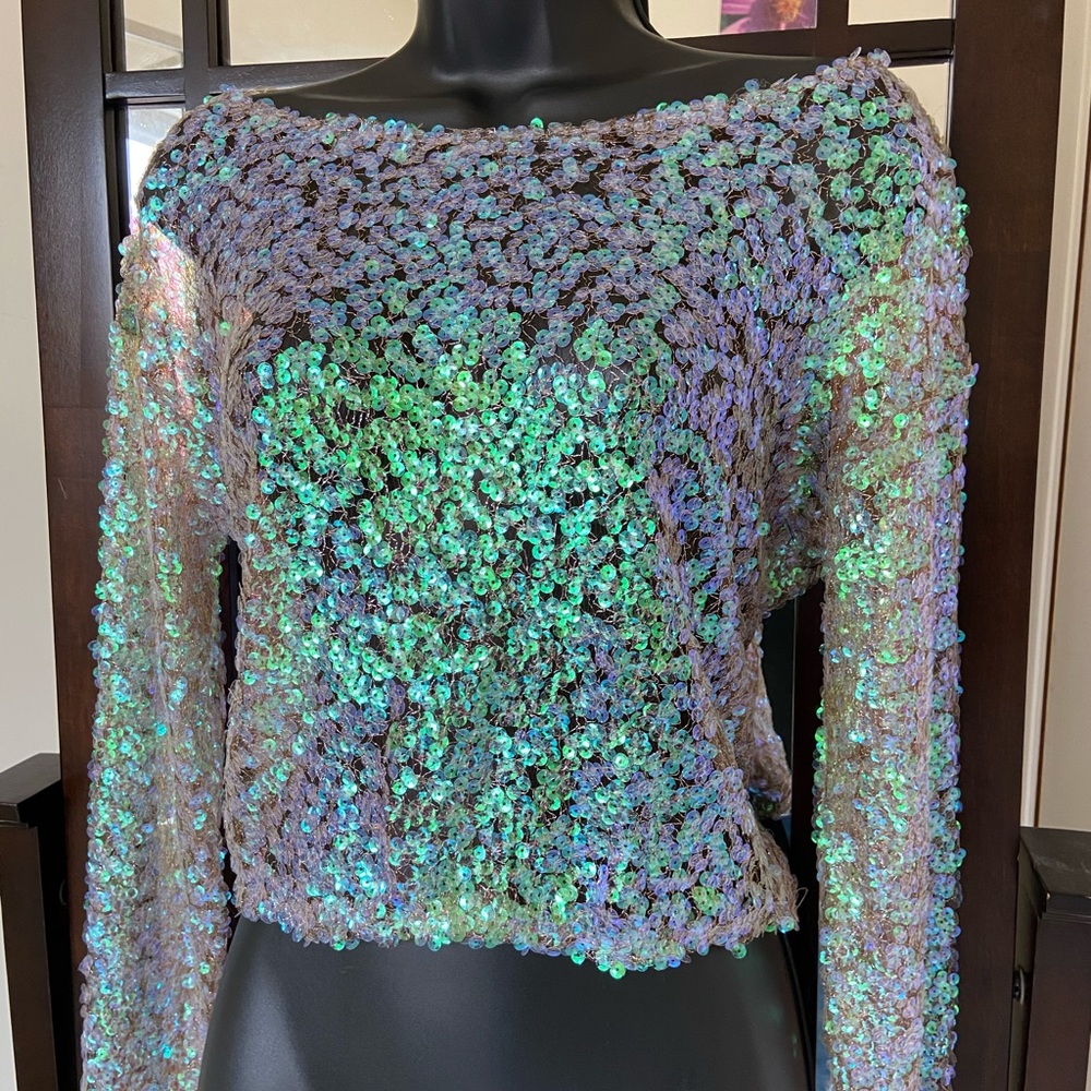 Blashe sequin top
